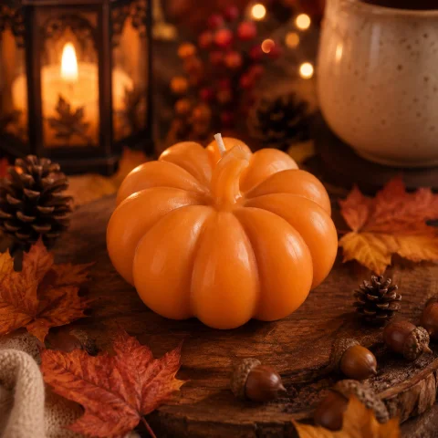Natural Pumpkin Candle Mold