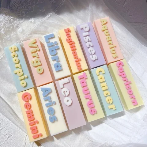 Zodiac Rectangle Pillars Candles