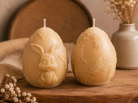 Bunny & Flowers Egg Mold