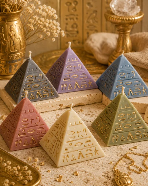 Pharaonic Pyramid Candle Mold