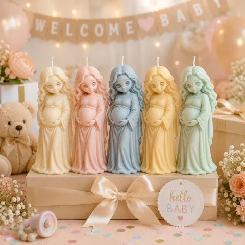Pregnant Lady Baby Shower Mold