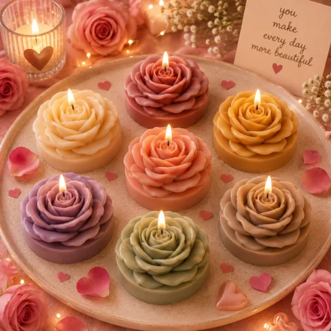 Rose Flower With Base