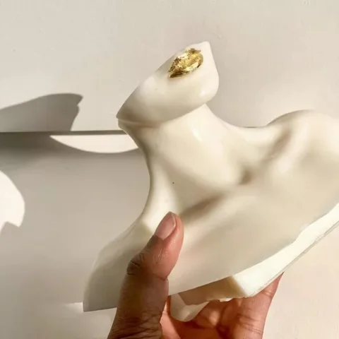 نصف وجهه امراه